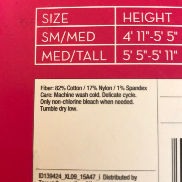 Gray Heather Wide Rib Tights Medium/Tall NEW! - Picture 5 of 5